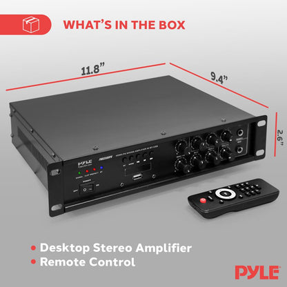 Wireless BT Home/PA Mixing Amplifier