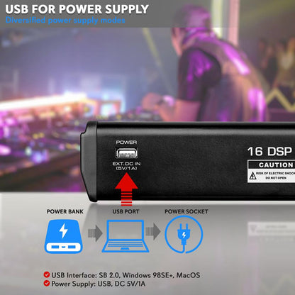 Compact Audio Mixer Pro Audio Interface