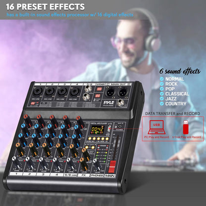 Compact Audio Mixer Pro Audio Interface