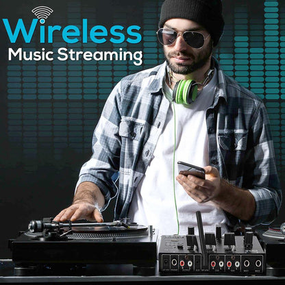 Wireless 3-Channel DJ Mixer