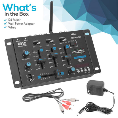 Wireless 3-Channel DJ Mixer