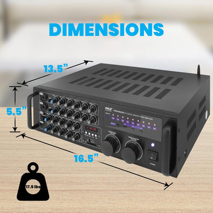Bluetooth Karaoke Mixer Amplifier System