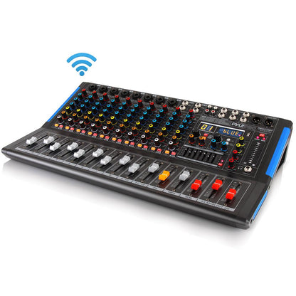 12-Ch Bluetooth Studio Pro Audio Mixer