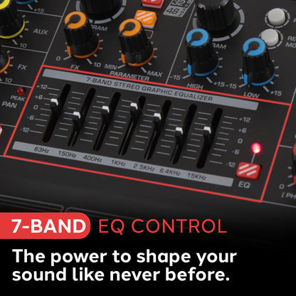12-Ch Bluetooth Studio Pro Audio Mixer