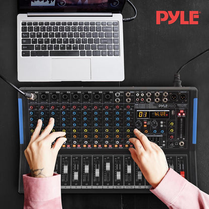 12-Ch Bluetooth Studio Pro Audio Mixer