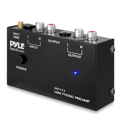 Compact Phono Turntable Pre-Amplifier RCA Output