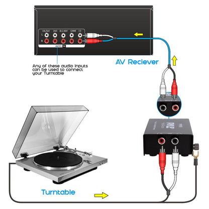 Pro Audio Phono Turntable Preamp
