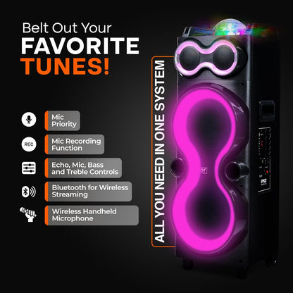 Dual 10” inch Wireless BT Streaming PA S