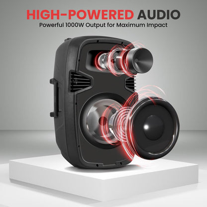 10" Active + Passive PA Speaker Kit
