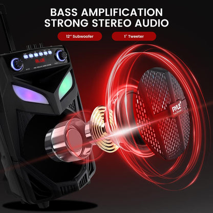 12” Portable PA Speaker 800W