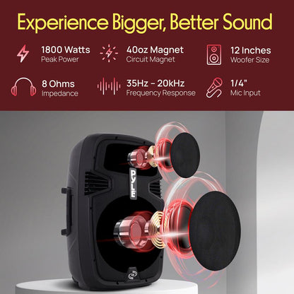 12" Active + Passive PA Speaker Kit