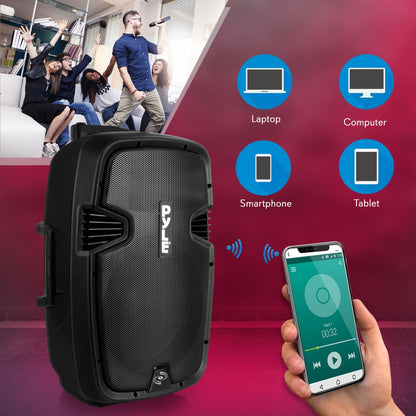 12’’ Wireless BT Streaming PA Speaker &