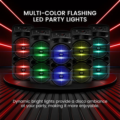 Dual 8” Portable PA Speaker