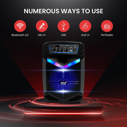 8” Portable PA Speaker 400W