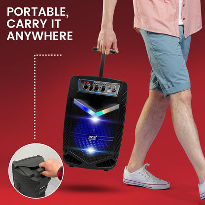 8” Portable PA Speaker 400W