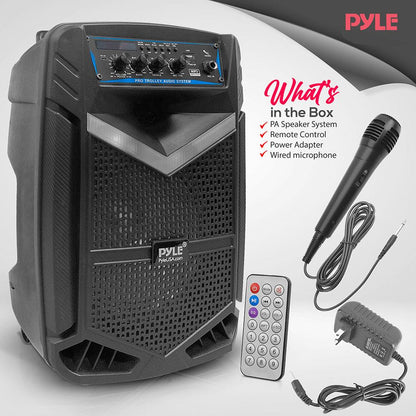 8” Portable PA Speaker 400W