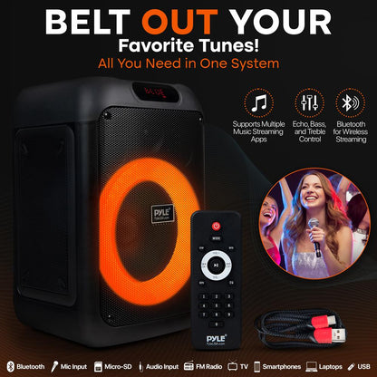 8" Inch Wireless BT Streaming Party Spea 100W