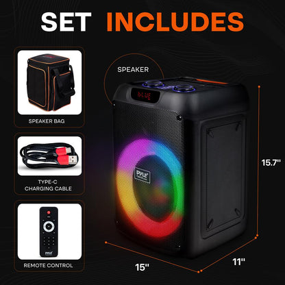 8" Inch Wireless BT Streaming Party Spea 100W