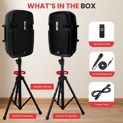 8" PA Loudspeaker Sound System Package