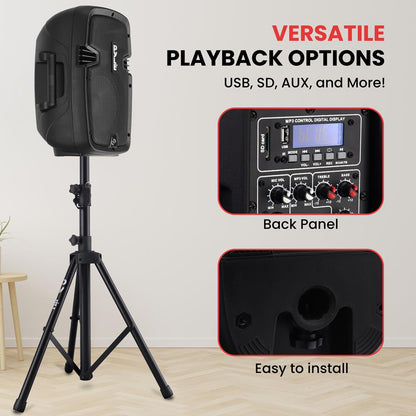 8" PA Loudspeaker Sound System Package