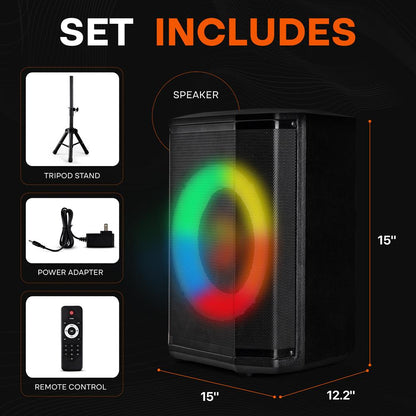 8" Inch Wireless BT Streaming Speaker