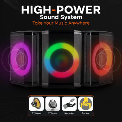 8" Inch Wireless BT Streaming Speaker
