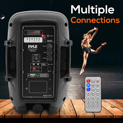 Portable PA Speaker & Microphone System 8"