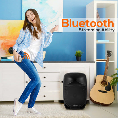 Portable PA Speaker & Microphone System 8"