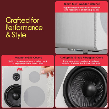 Bookshelf Speakers White