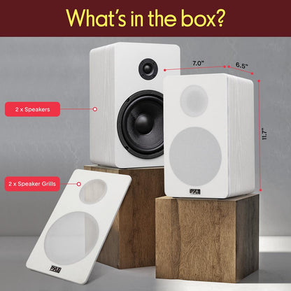 Bookshelf Speakers White