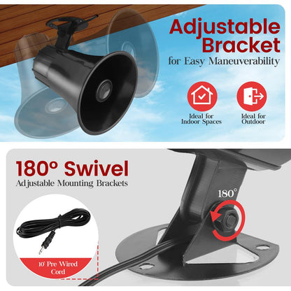 5'' inch Indoor/Outdoor PA Horn Speaker