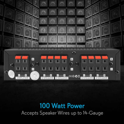4-Ch. Stereo Speaker Selector