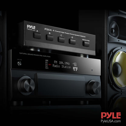4-Ch. Stereo Speaker Selector