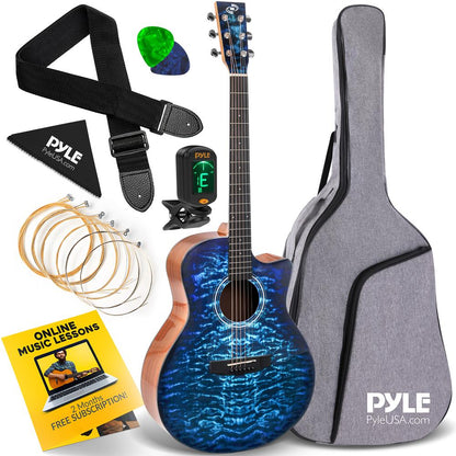 Acoustic Guitar Kit Blue