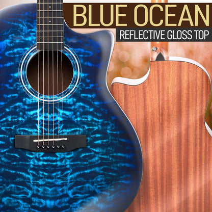 Acoustic Guitar Kit Blue