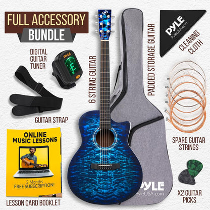 Acoustic Guitar Kit Blue