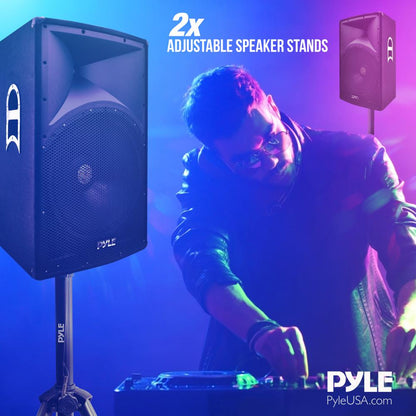 Dual Universal Speaker Stand Mounts