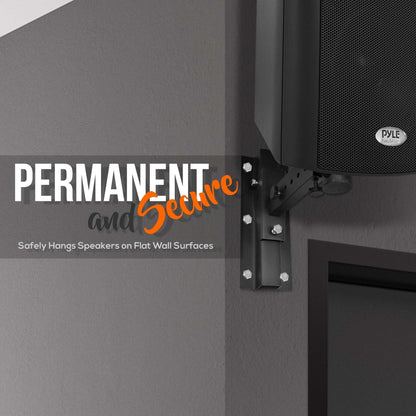 Dual Wall Mount Speaker Brackets, Pair
