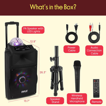 Bluetooth PA Speaker & Mic Bundle Kit