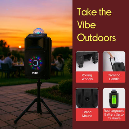 Bluetooth PA Speaker & Mic Bundle Kit