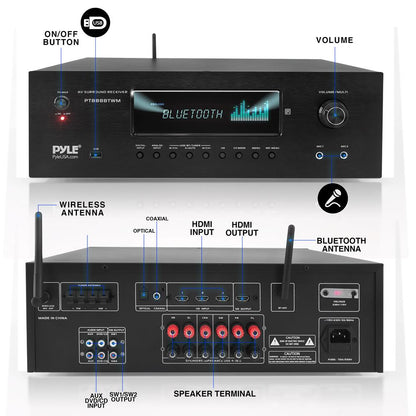 5.2 Channel Bluetooth Audio Receiver Amp