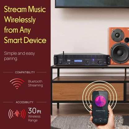 2-Ch. Bluetooth Pro Audio Amplifier