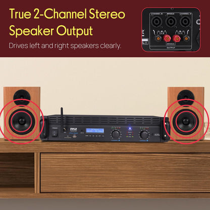 2-Ch. Bluetooth Pro Audio Amplifier