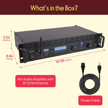 2-Ch. Bluetooth Pro Audio Amplifier