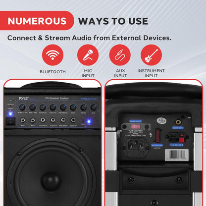 Wireless Compact Bluetooth PA Speaker