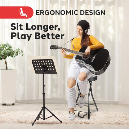 Guitar Seat with Padded Cushion